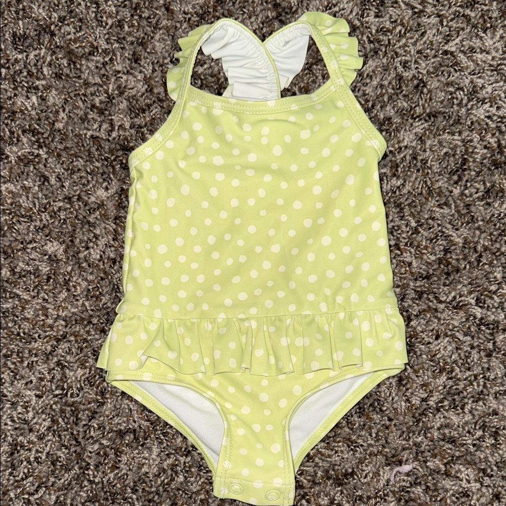 Carter's Green Polka Dot Swimsuit